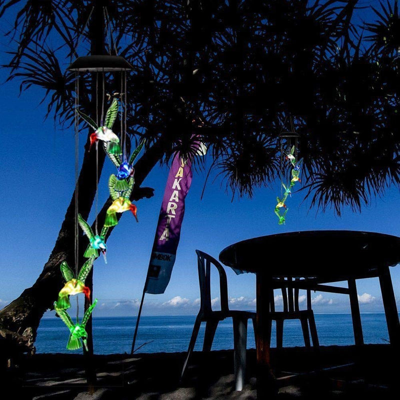 Luminária de Beija-Flor de Luz Solar Eco Bird