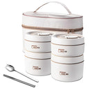 KIT POTES TÉRMICOS LUNCHBOX + LANCHEIRA E TALHERES GRÁTIS