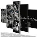 Quadro Decorativo Mosaico Leão de Juda