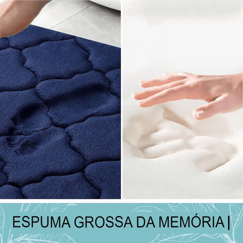 Tapete para Banheiro Antiderrapante Absorvente